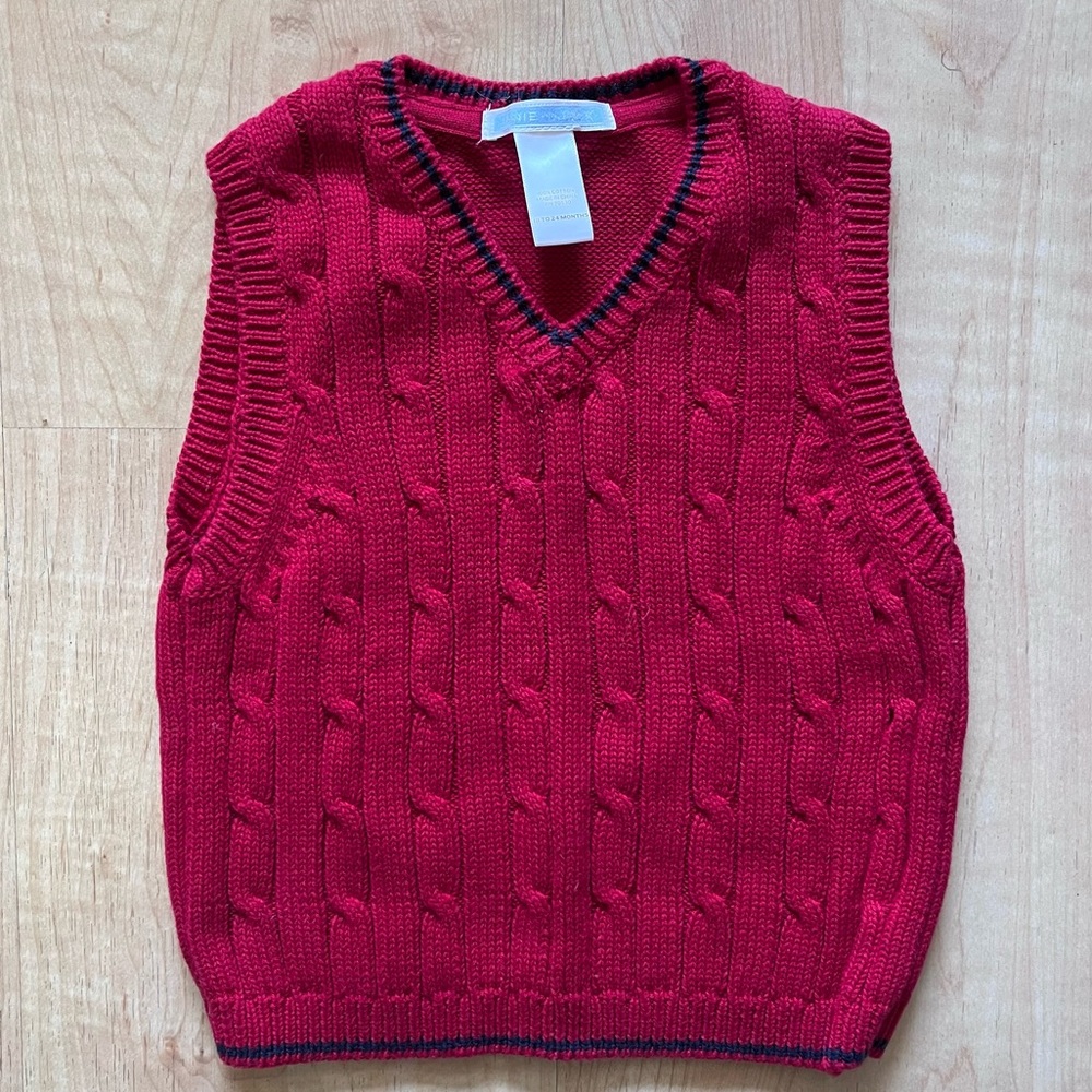 Janie & Jack sweater vest. 18-24 months
